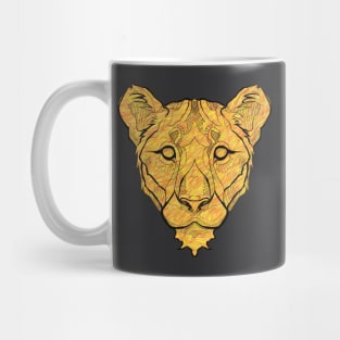 Lioness  Yellow Mug